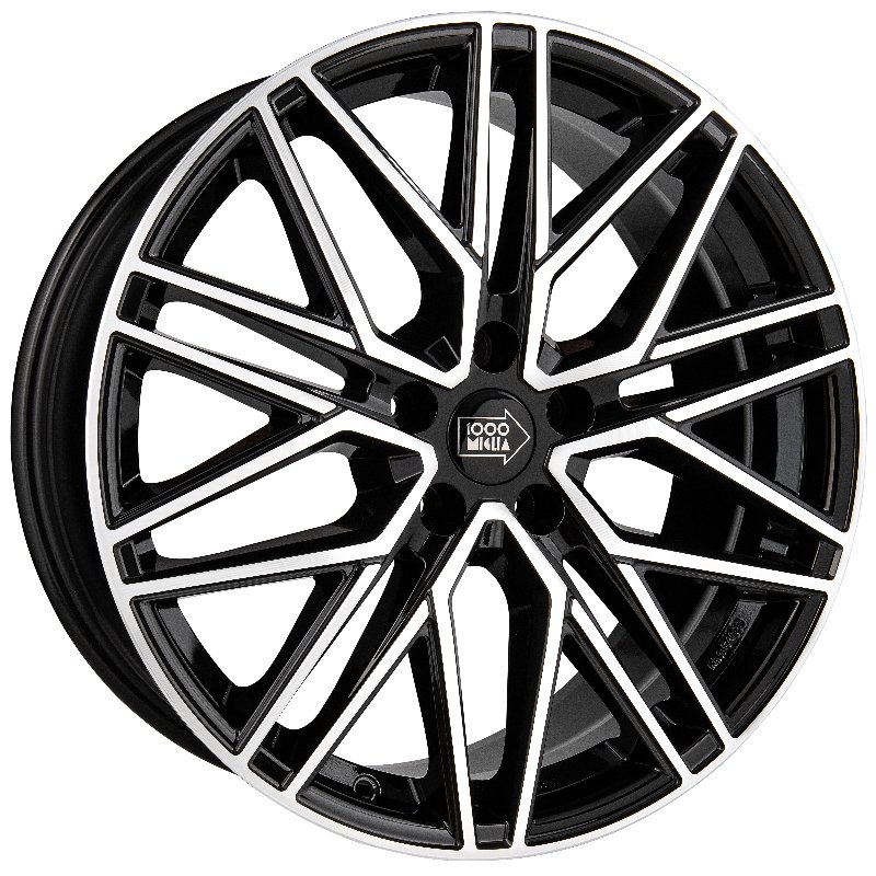 Cerchio MILLE MIGLIA Mm1023 Black Polished 5 fori 18\" 8X18 ET45 5x112