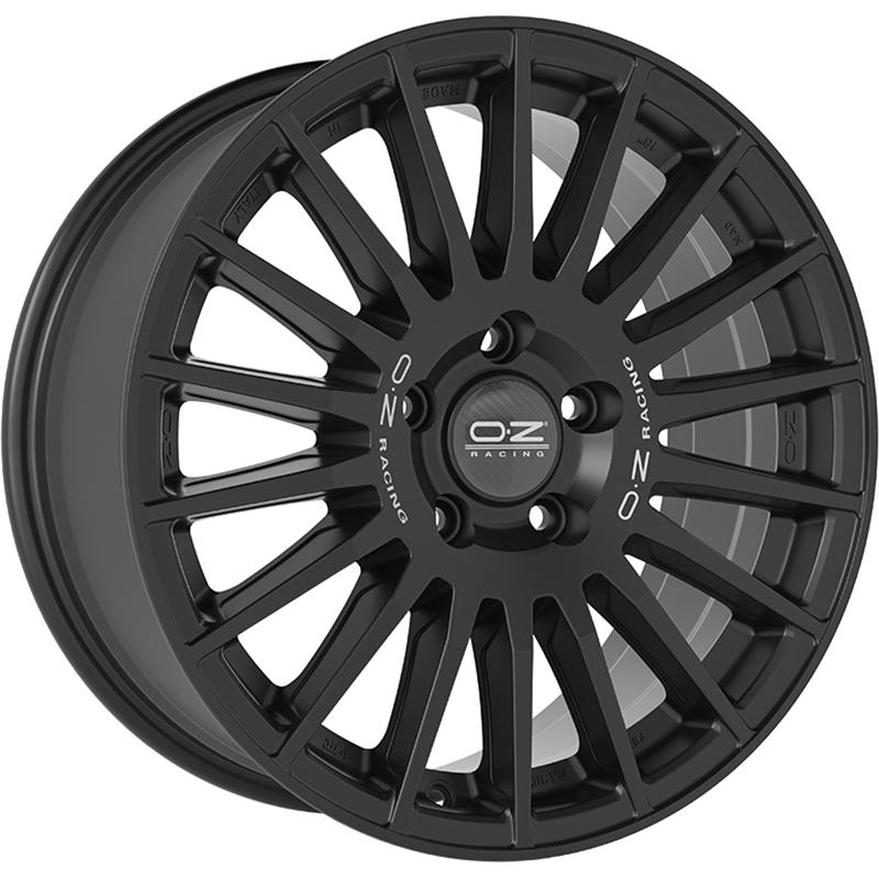 Cerchio OZ RACING Rally Desert Matt Black Silver Lettering 5 fori 18\" 8X18 ET35 5x108
