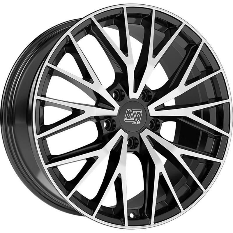Cerchio MSW Msw 44 Gloss Black Full Polished 5 fori 20\" 8.5X20 ET35 5x112