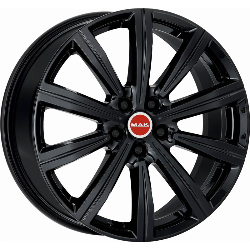 Cerchio MAK Birmingham Glossy Black 5 fori 19\" 8X19 ET38 5x120