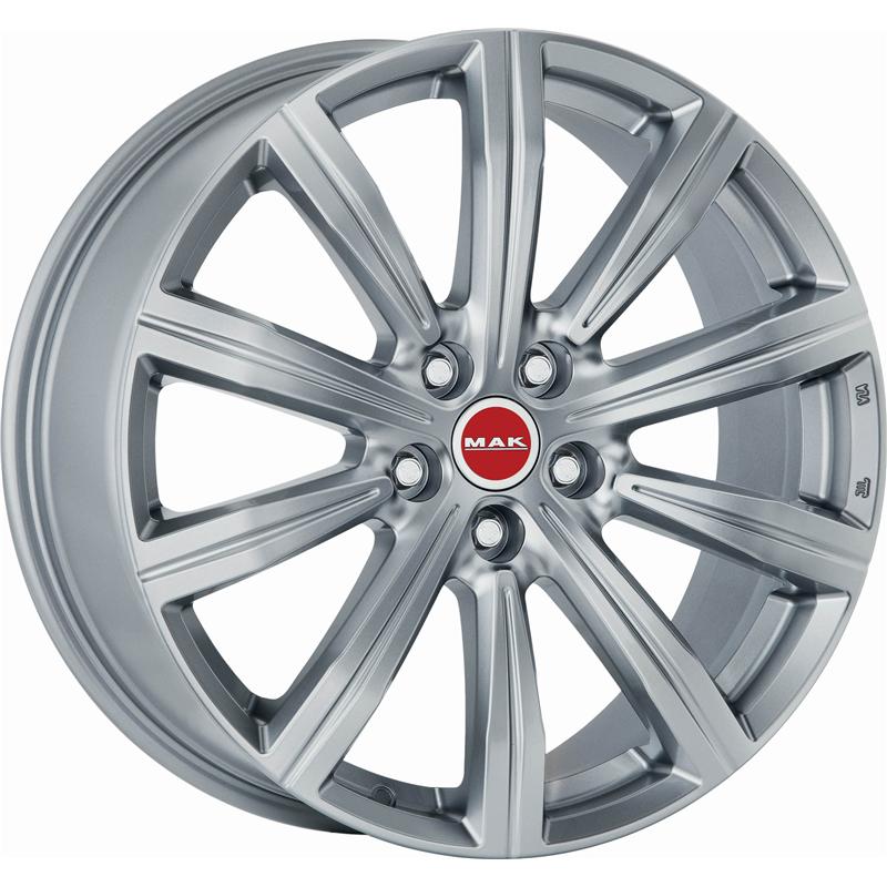 Cerchi in Lega MAK Birmingham Silver 5 fori 19\" 8.5X19 ET35 5x120