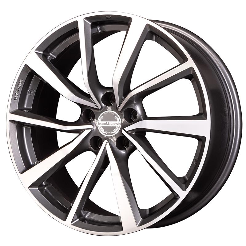 Cerchio DEDICO Shake Graphite Mirror Face 5 fori 19\" 8X19 ET45 5x108