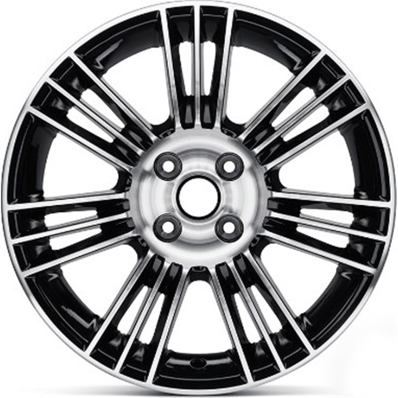 Cerchio ORIGINALE LANCIA Oe Lancia Y - Originale Nuovo Lancia Black Mirror 4 fori 16\" 6.5X16 ET40 4x98