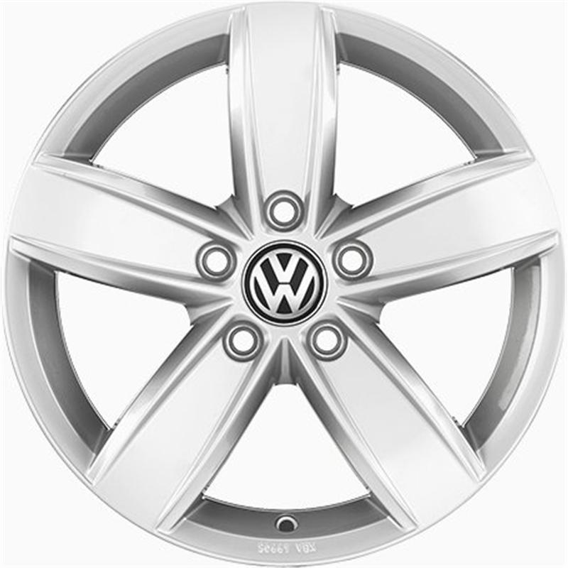 Cerchio ORIGINALE AUDI VW SEAT SKODA Oe Touran - Originale vw Hyper Silver 5 fori 17\" 6.5X17 ET38 5x112