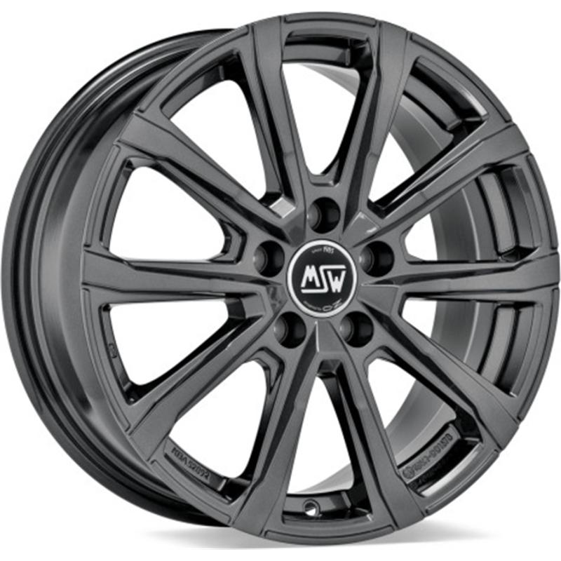Cerchio MSW Msw 79 Gloss Dark Grey 5 fori 17\" 7X17 ET50 5x108