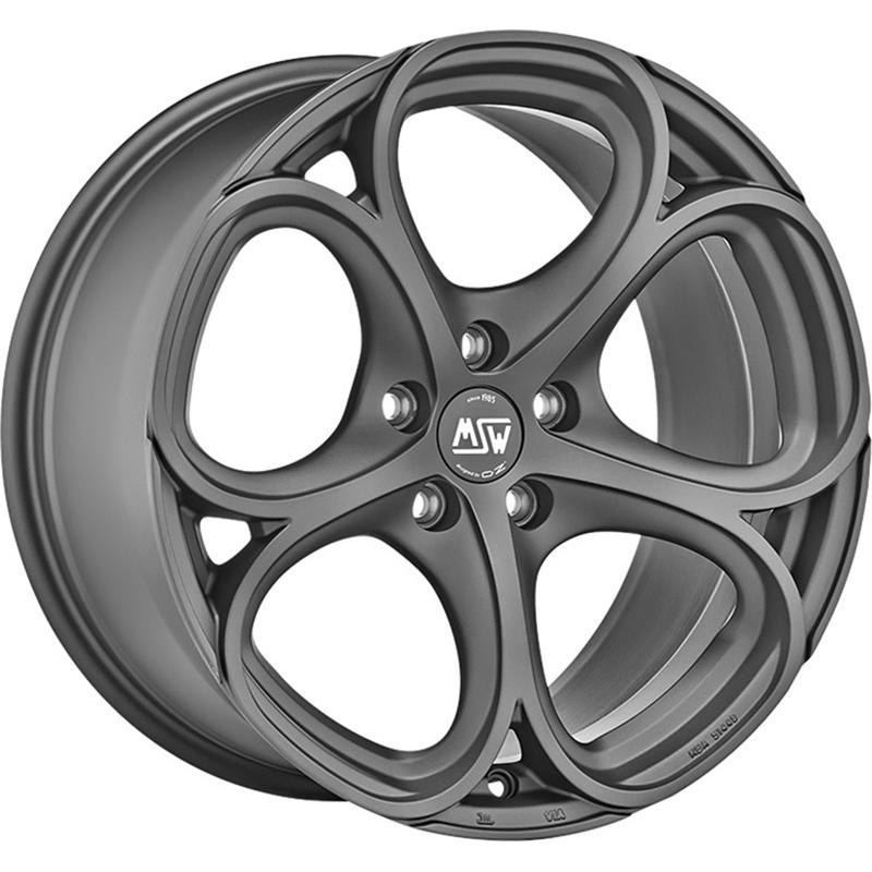 Cerchio MSW Msw 82 Matt Gun Metal 5 fori 18\" 8X18 ET50 5x108