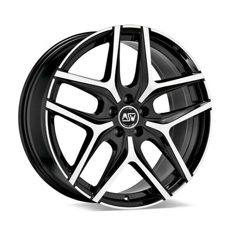 Cerchio MSW Msw 40 Gloss Black Full Polished 5 fori 19\" 8X19 ET45 5x112