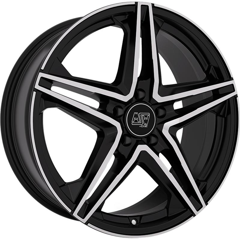 Cerchio MSW Msw 31 Gloss Black Full Polished 5 fori 18\" 8.5X18 ET48 5x112