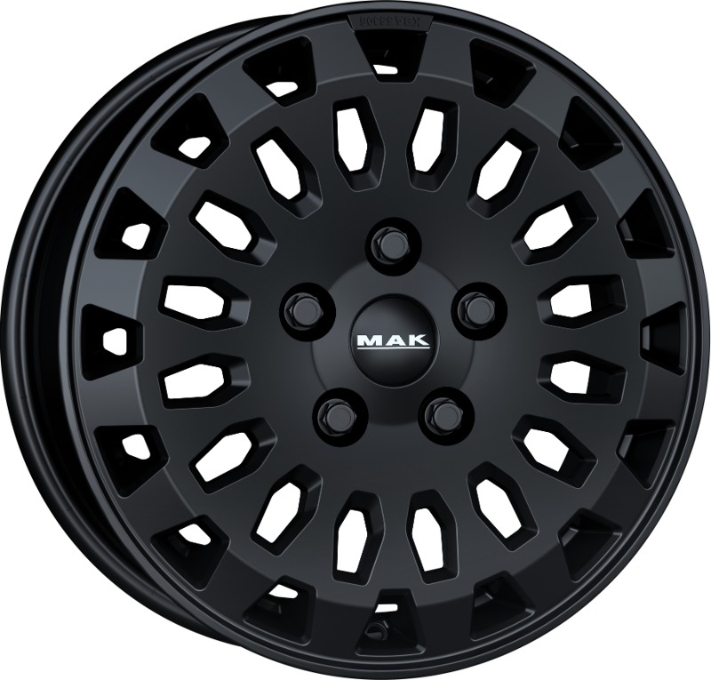 Cerchio MAK Overland Matt Black 5 fori 16\" 6.5X16 ET55 5x130