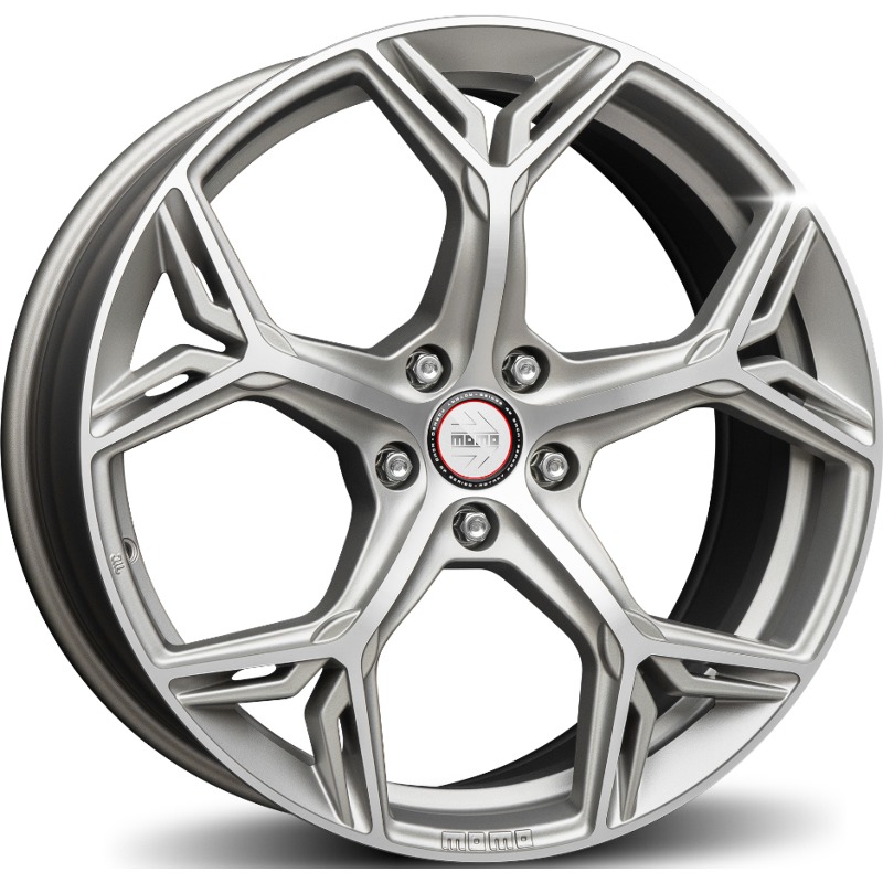 Cerchio MOMO WHEELS RF-09 Platino Diamantato Opaco 5 fori 20\" 8.5X20 ET40 5x108