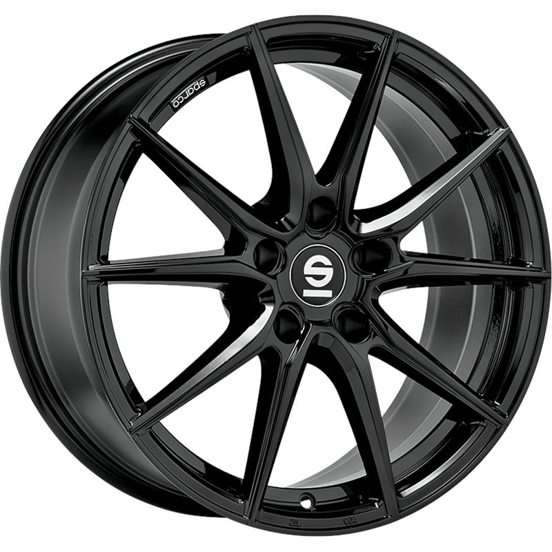 Cerchio SPARCO Drs Glossy Black 5 fori 17\" 7.5X17 ET45 5x114.3