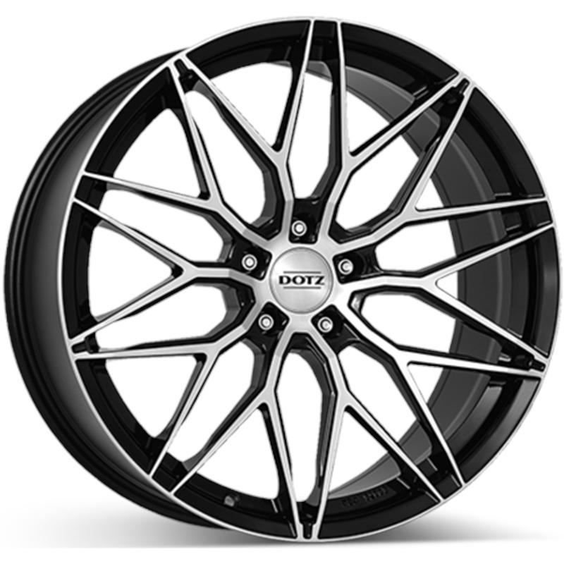 Cerchio DOTZ Suzuka Black Mirror 5 fori 18\" 8X18 ET40 5x112