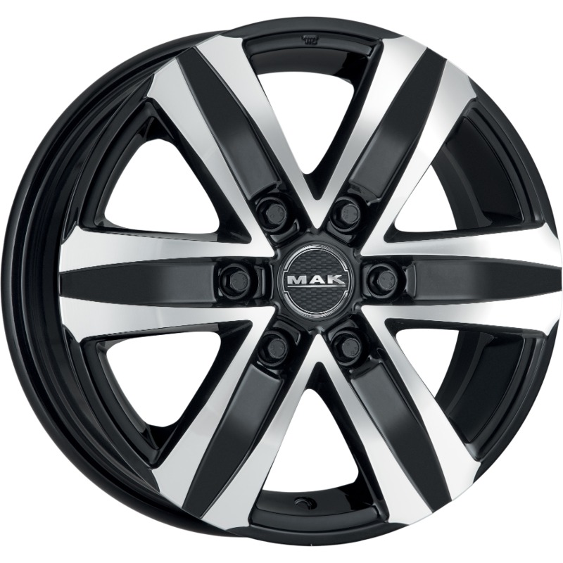 Cerchio MAK Stone 6 Black Mirror 6 fori 18\" 8X18 ET35 6x139.7