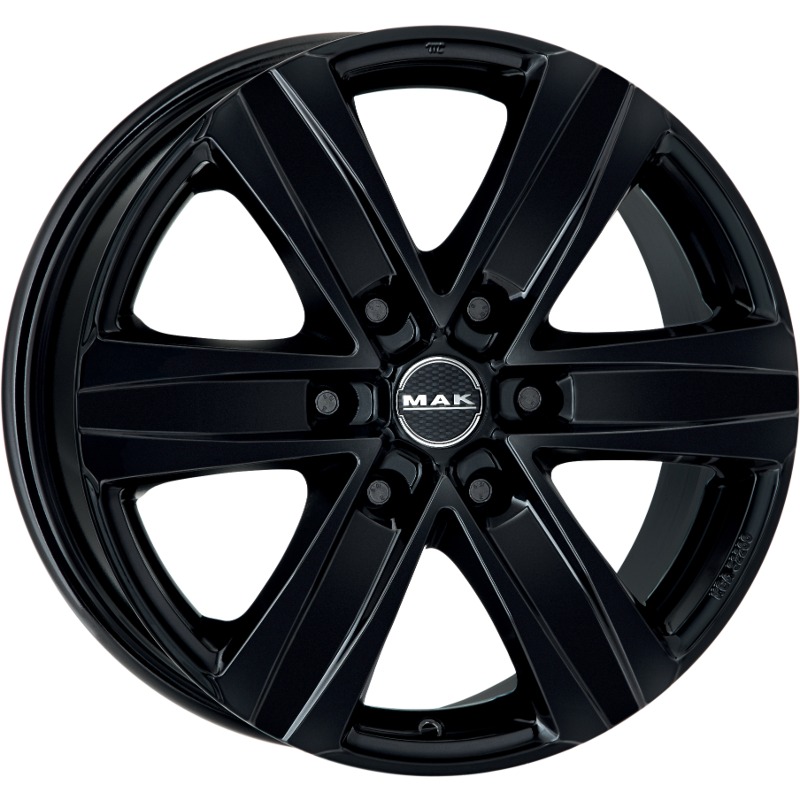 Cerchio MAK Stone 6 Glossy Black 6 fori 20\" 8.5X20 ET20 6x139.7