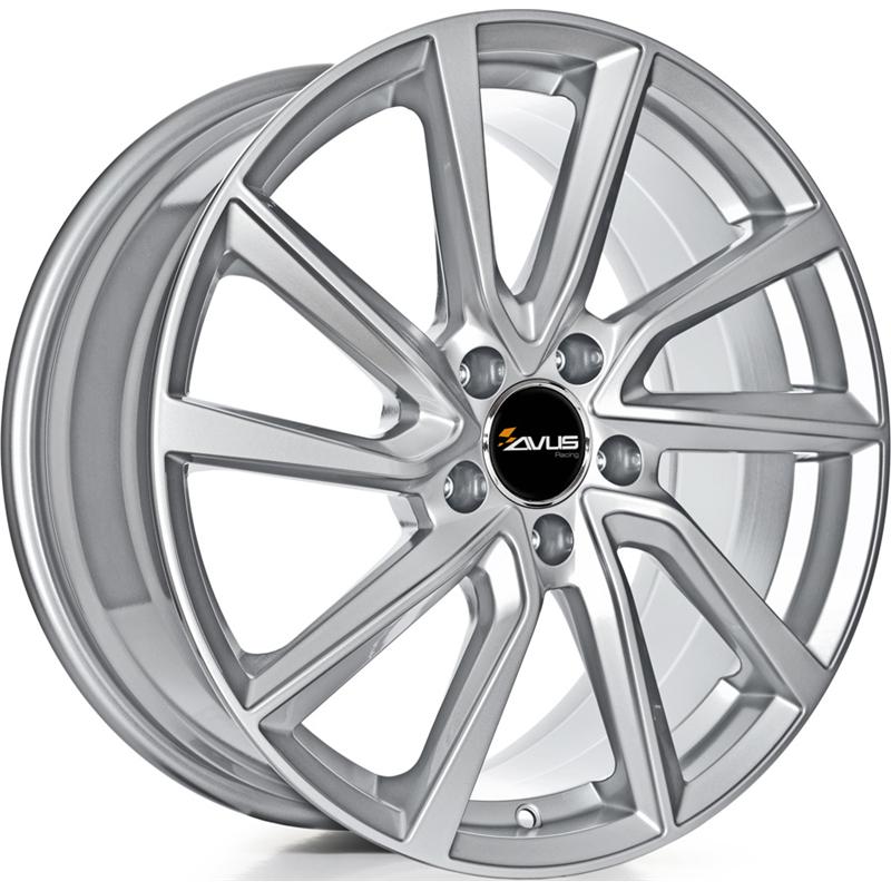 Cerchio AVUS AC-518 Hyper Silver 5 fori 16\" 6.5X16 ET45 5x108