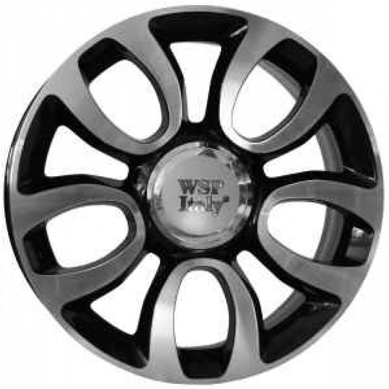Cerchio WSP ITALY W167 Ercolano Glossy Black Polished 5 fori 17\" 7X17 ET41 5x98