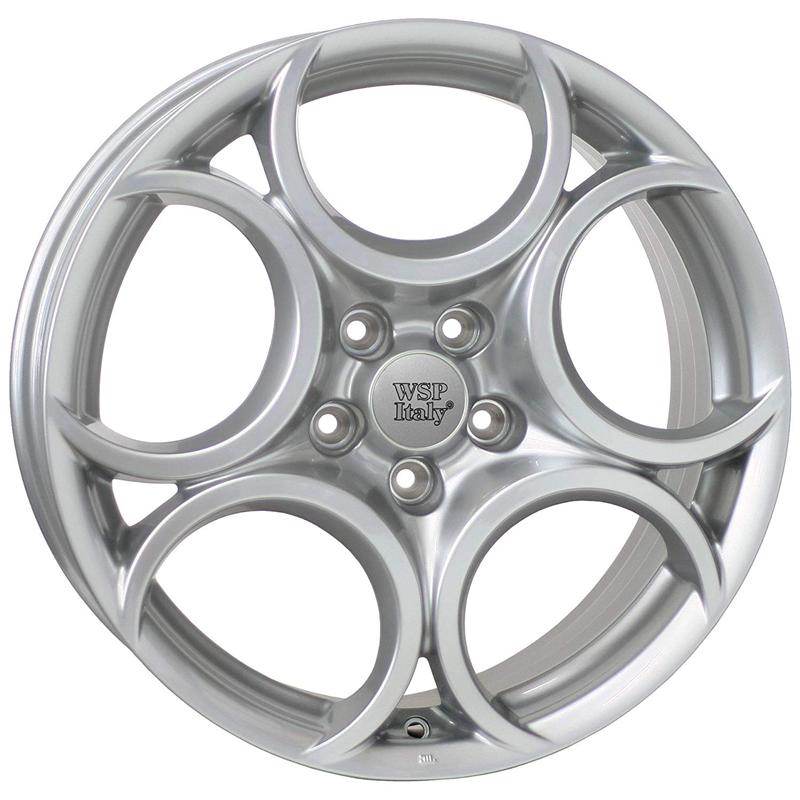 Cerchio WSP ITALY W257 Romeo Silver 5 fori 18\" 7.5X18 ET41 5x110