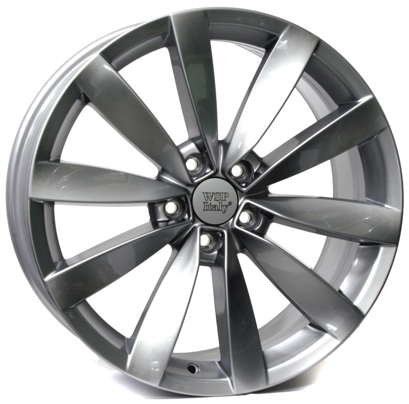 Cerchio WSP ITALY W457 Rostock Silver 5 fori 19\" 8X19 ET41 5x112