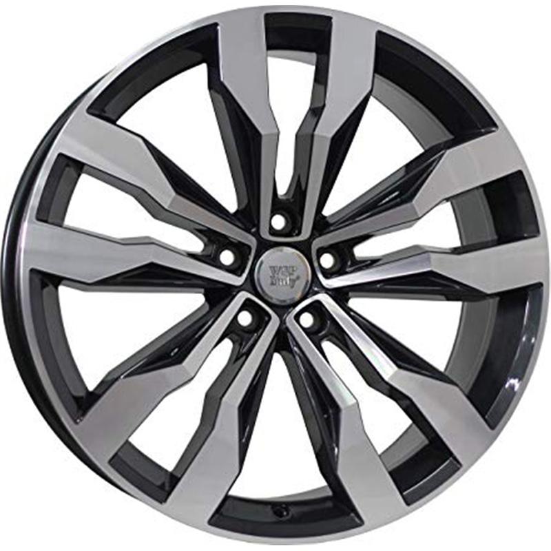 Cerchio WSP ITALY W470 Cobra Glossy Black Polished 5 fori 19\" 8X19 ET47 5x112