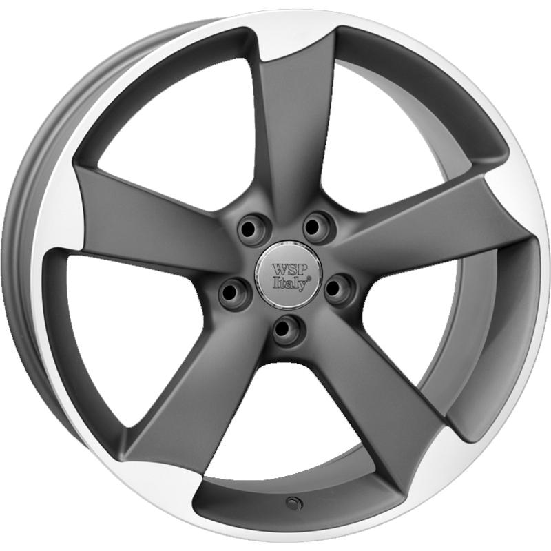 Cerchio WSP ITALY W567 Giasone Matt Gm Polished 5 fori 19\" 8.5X19 ET43 5x112
