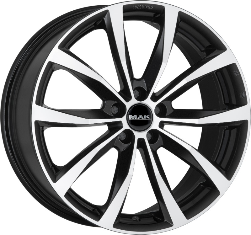 Cerchio MAK Wolf Black Mirror 5 fori 17\" 7.5X17 ET42 5x112