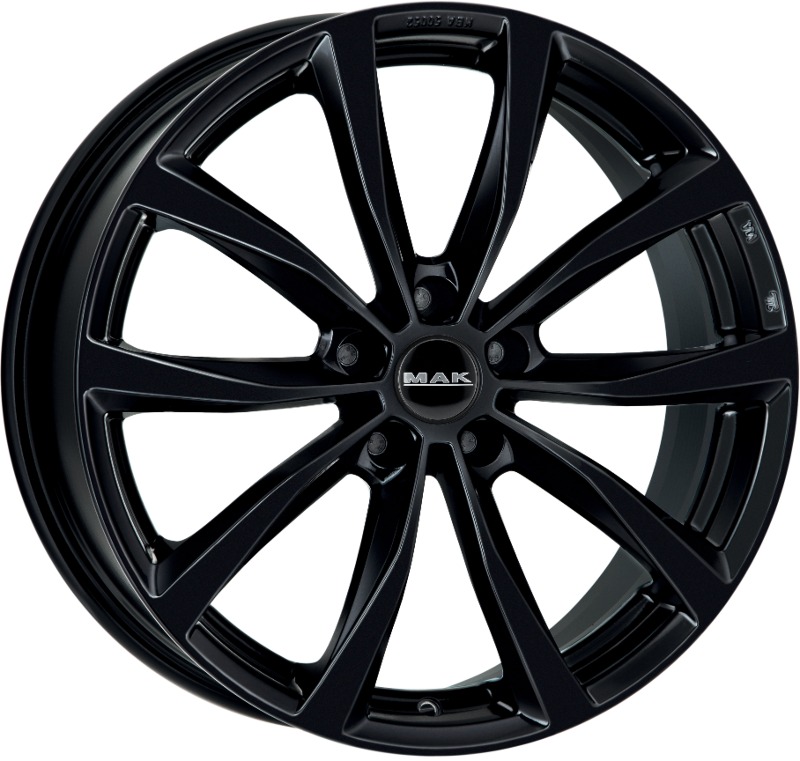 Cerchio MAK Wolf Glossy Black 5 fori 17\" 7.5X17 ET42 5x112