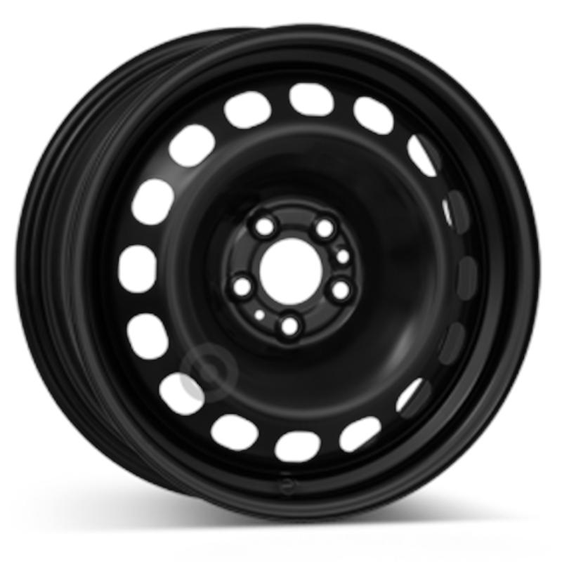 Cerchio KFZ ALCAR Steel Nero 4 fori 16\" 7X16 ET32 4x108