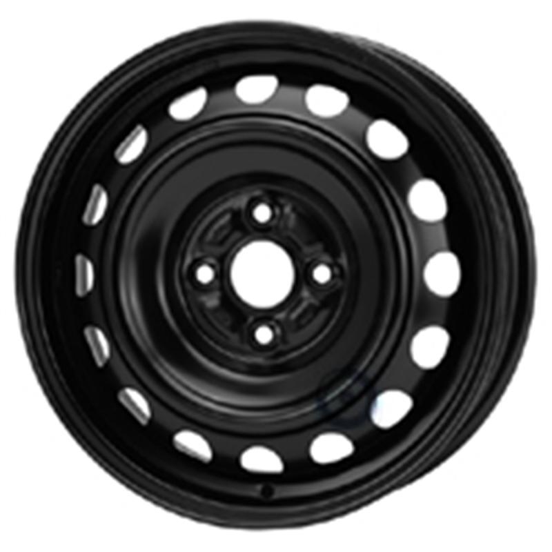 Cerchi in Lega KFZ ALCAR Steel Nero 4 fori 15\" 5X15 ET39 4x100