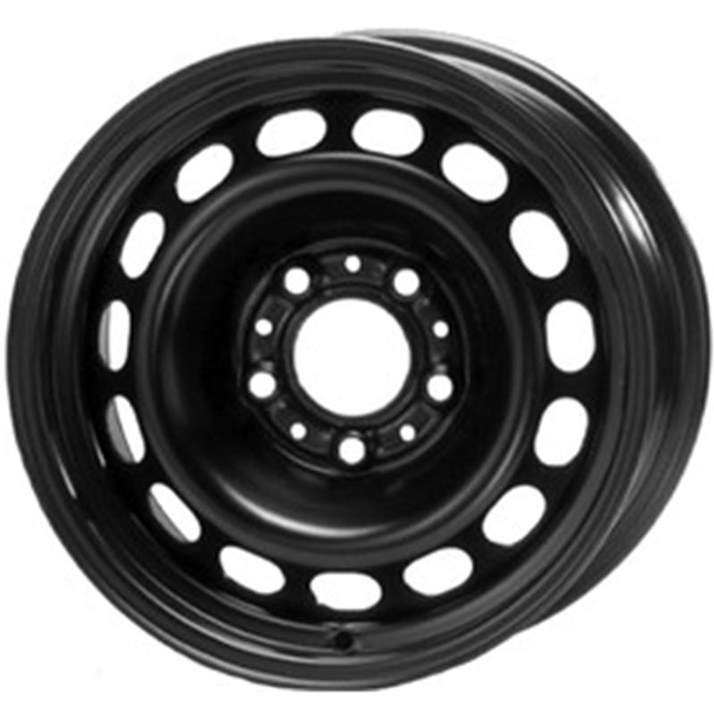 Cerchi in Lega ORIGINALE VOLKSWAGEN Steel Nero 5 fori 16\" 6X16 ET48 5x112