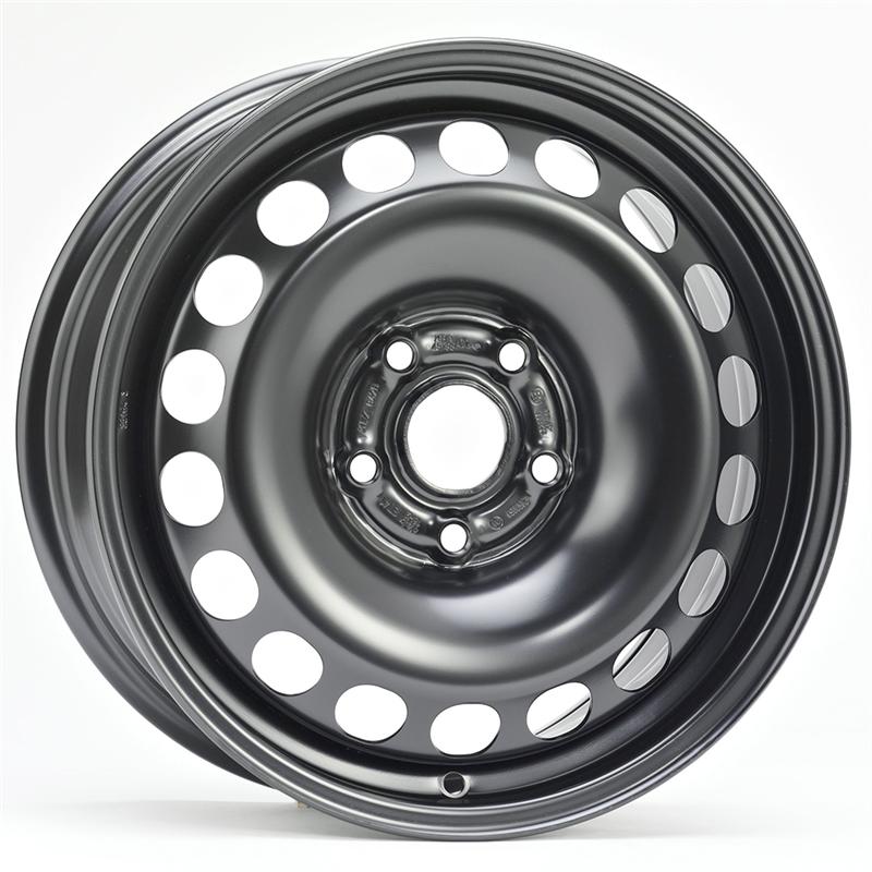 Cerchi in Lega KFZ ALCAR Steel Nero 5 fori 16\" 6.5X16 ET41 5x112