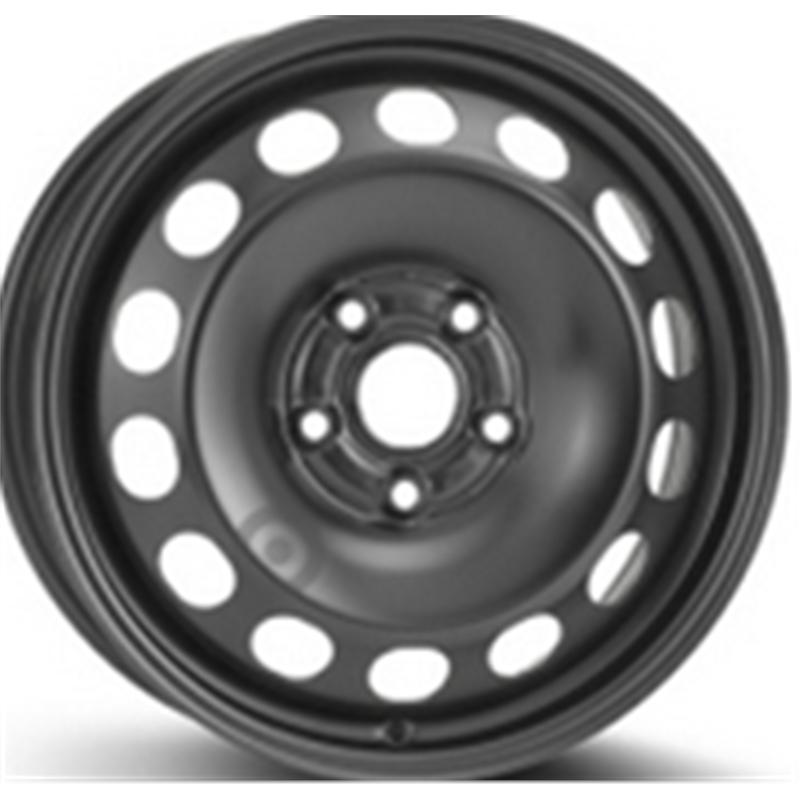 Cerchi in Lega KFZ ALCAR Steel Nero 5 fori 16\" 6.5X16 ET43 5x112