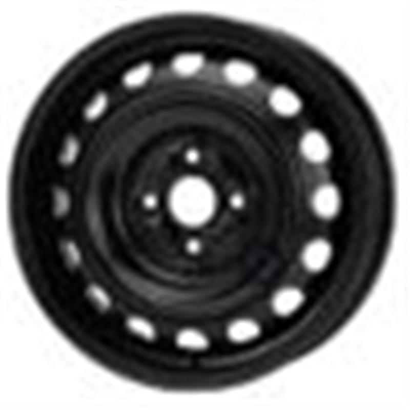 Cerchi in Lega KFZ ALCAR Steel Nero 4 fori 14\" 5X14 ET39 4x100