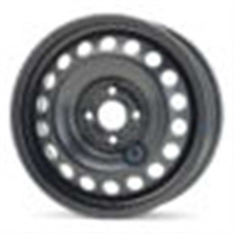 Cerchi in Lega Kfz alcar Steel Nero 4 fori 15\" 6X15 ET40 4x100