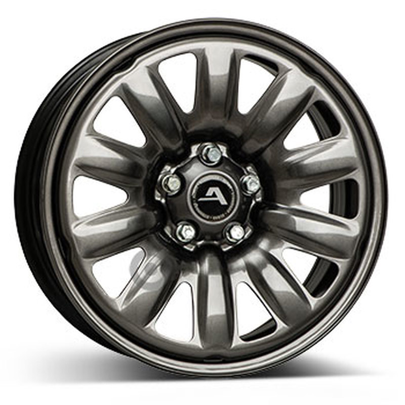Cerchi in Lega Kfz alcar Steel Ghisa 5 fori 16\" 6X16 ET43 5x112