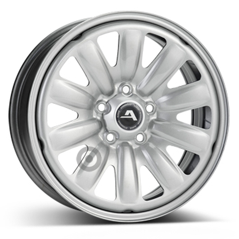 Cerchi in Lega Kfz alcar Steel Superpolish 5 fori 15\" 6X15 ET38 5x100