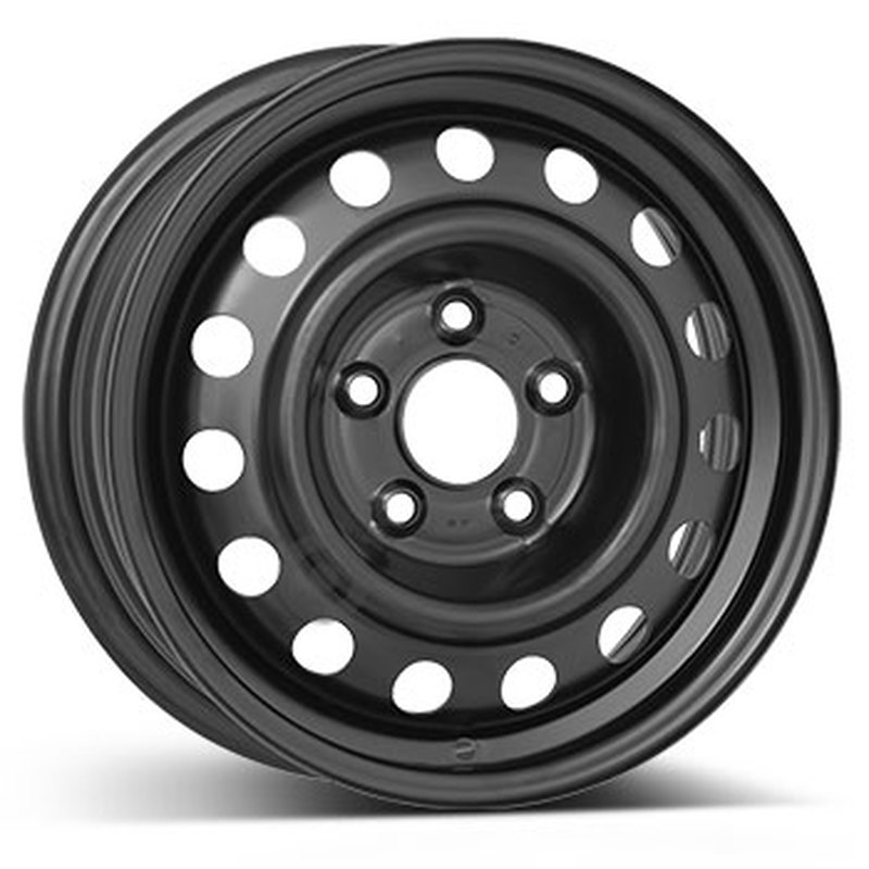 Cerchi in Lega KFZ ALCAR Steel Nero 5 fori 15\" 6X15 ET46 5x114.3