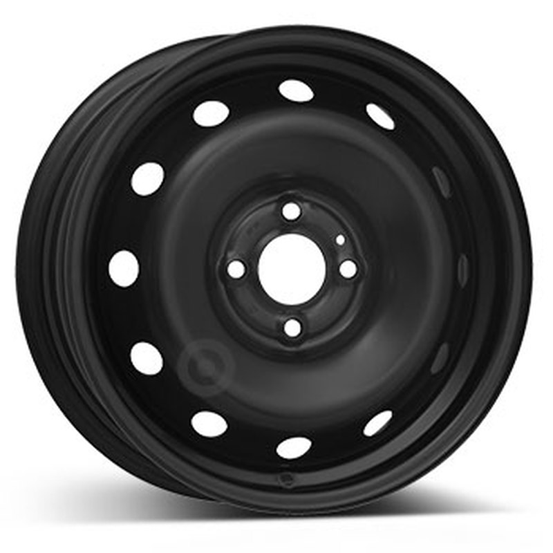 Cerchi in Lega KFZ ALCAR Steel Nero 4 fori 15\" 6X15 ET50 4x100
