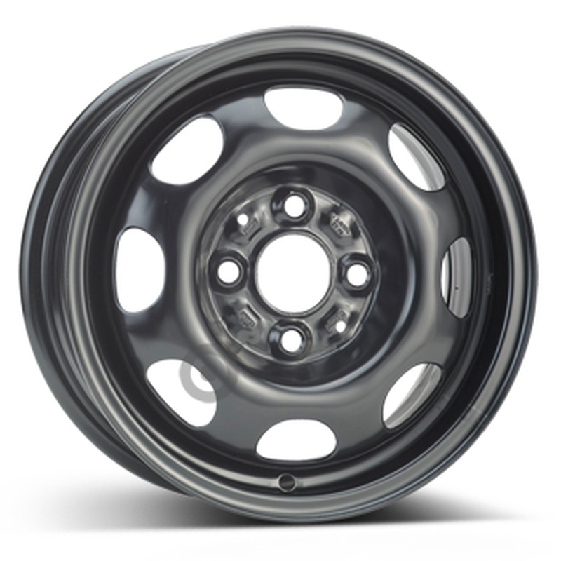 Cerchi in Lega KFZ ALCAR Steel Nero 4 fori 13\" 5.5X13 ET43 4x100