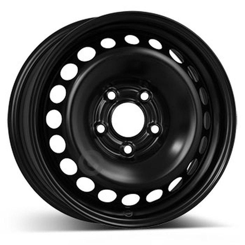 Cerchi in Lega Kfz alcar Steel Nero 5 fori 15\" 6X15 ET40 5x114.3