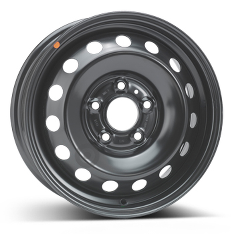 Cerchi in Lega KFZ ALCAR Steel Nero 5 fori 15\" 6X15 ET48 5x114.3