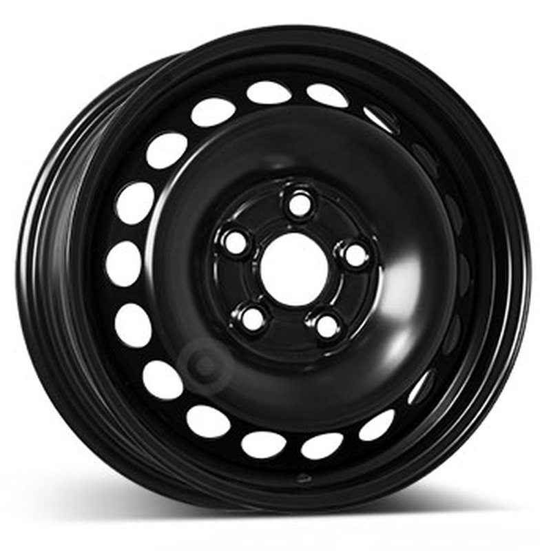 Cerchi in Lega KFZ ALCAR Steel Nero 5 fori 16\" 6.5X16 ET60 5x120