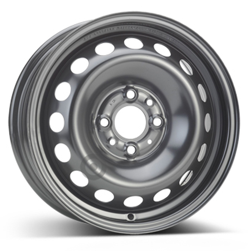 Cerchi in Lega KFZ ALCAR Steel Nero 4 fori 14\" 5.5X14 ET44 4x98