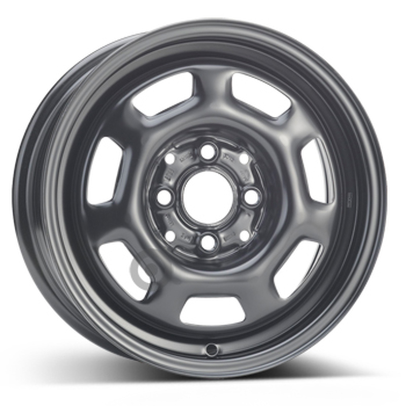 Cerchi in Lega KFZ ALCAR Steel Nero 4 fori 14\" 6X14 ET38 4x100