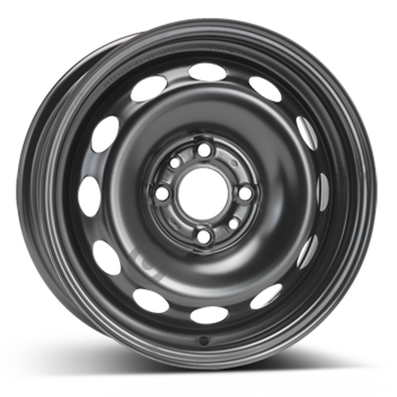 Cerchi in Lega Kfz alcar Steel Nero 4 fori 14\" 5.5X14 ET35 4x98