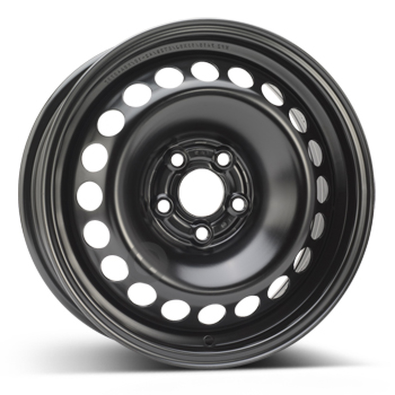 Cerchi in Lega Kfz alcar Steel Nero 5 fori 15\" 6X15 ET29 5x100