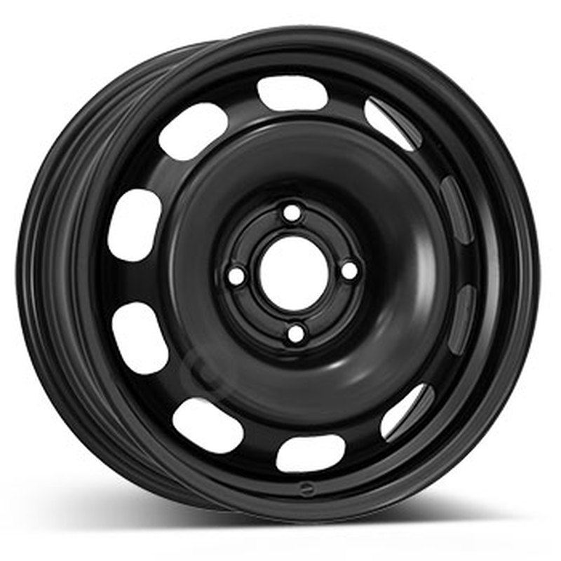 Cerchio KFZ ALCAR Steel Nero 4 fori 16\" 6.5X16 ET38 4x108