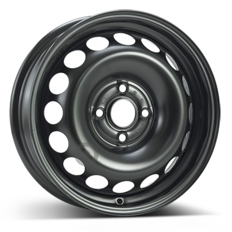 Cerchi in Lega KFZ ALCAR Steel Nero 4 fori 15\" 4.5X15 ET35 4x100