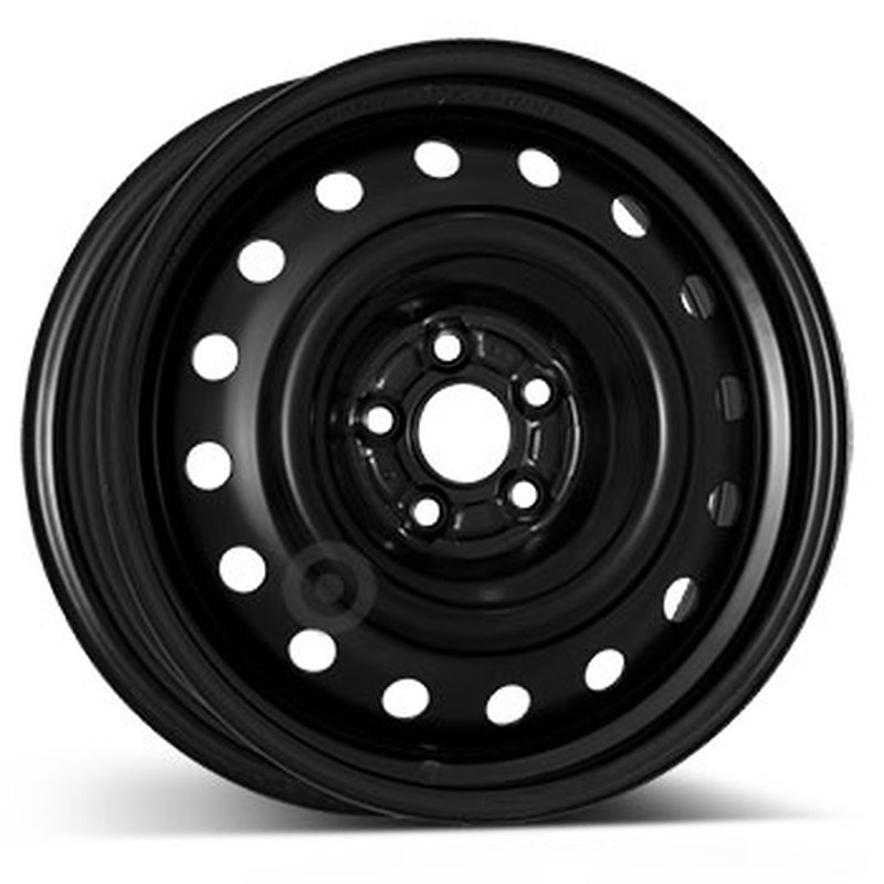 Cerchi in Lega KFZ ALCAR Steel Nero 5 fori 16\" 6.5X16 ET55 5x100
