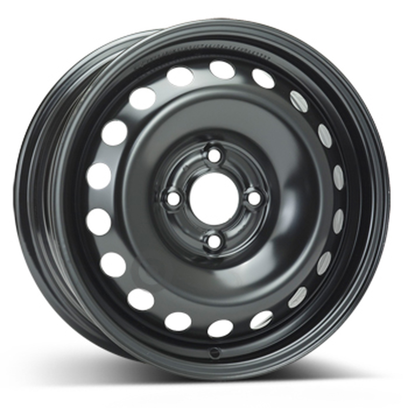 Cerchi in Lega KFZ ALCAR Steel Nero 4 fori 15\" 6X15 ET44 4x100