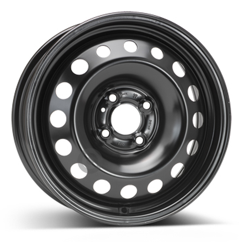 Cerchio KFZ ALCAR Steel Nero 4 fori 15\" 6X15 ET43 4x100